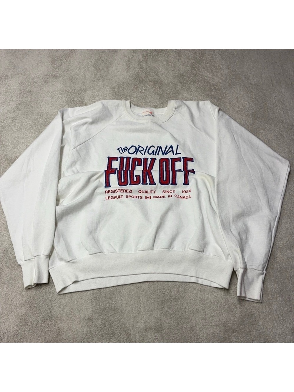 Vintage 80s EIICY OSE POLR OPP Sweatshirt Willie Nelson Made in Canada Mens XL